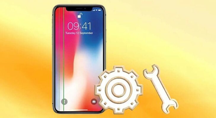 Khắc phục Màn Hình iPhone XS Max Bị Sọc Xanh