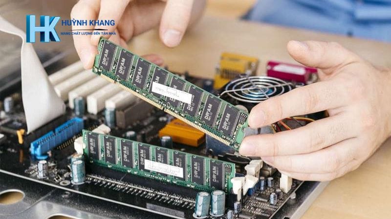 RAM bị bám bụi, tiếp xúc kém