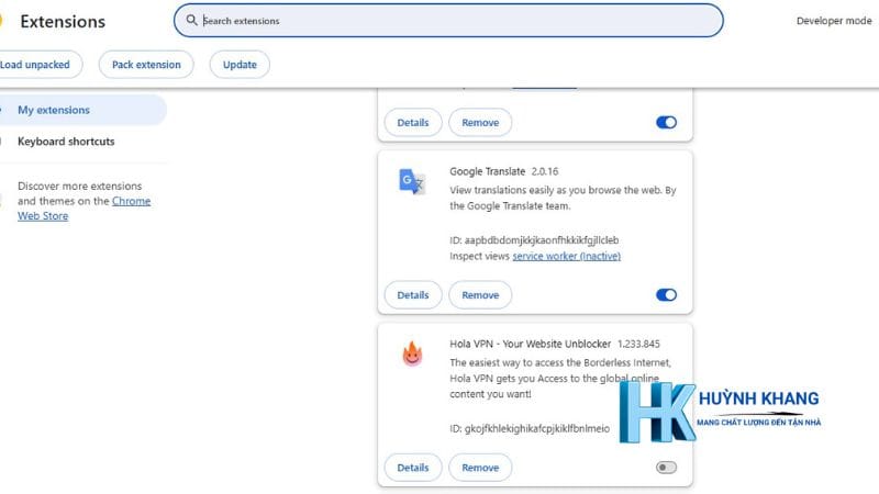 Tối Ưu Trình Duyệt Web Win 10: Lướt Web Nhanh Hơn 11 Tắt tiện ích mở rộng không cần thiết