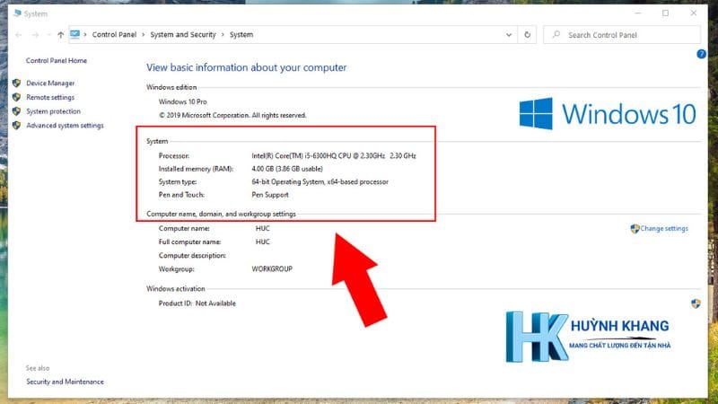 Kiểm Tra Cấu Hình Máy Tính Cài Win 10