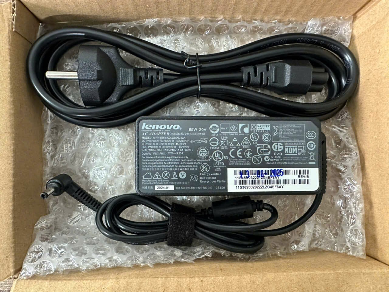 Sạc Laptop Lenovo 20V - 3.25A Ideapad - Đầu Tròn Nhỏ 4.0 * 1.7mm, Cục Sạc Chữ Nhật - 6 Sạc Laptop Lenovo 20V - 3.25A Ideapad - Đầu Tròn Nhỏ 4.0 * 1.7mm, Cục Sạc Chữ Nhật - - Ảnh 6