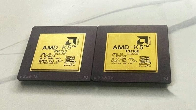Lịch Sử CPU: Từ Máy Tính Lớn Đến Vi Xử Lý Đa Nhân 21 AMD K5