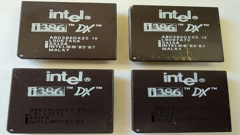 Lịch Sử CPU: Từ Máy Tính Lớn Đến Vi Xử Lý Đa Nhân 18 Intel 80386 (386)