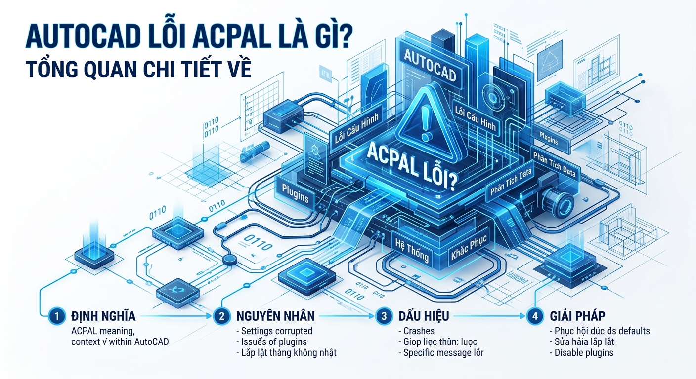 Autocad Lỗi Acpal Là Gì: ? Nguyên nhân & Cách khắc phục chi tiết 8 Autocad lỗi ACPAL là gì? Tổng quan chi tiết về