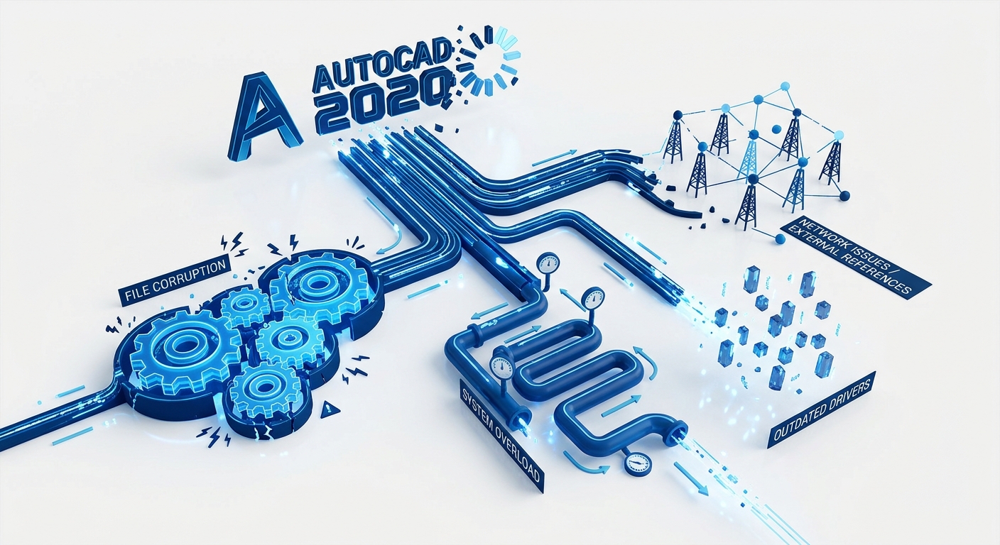 Sửa Lỗi AutoCAD 2020 Không Phản Hồi Khi Mở File Hiệu Quả 9 Nguyên nhân AutoCAD 2020 không phản hồi khi mở file