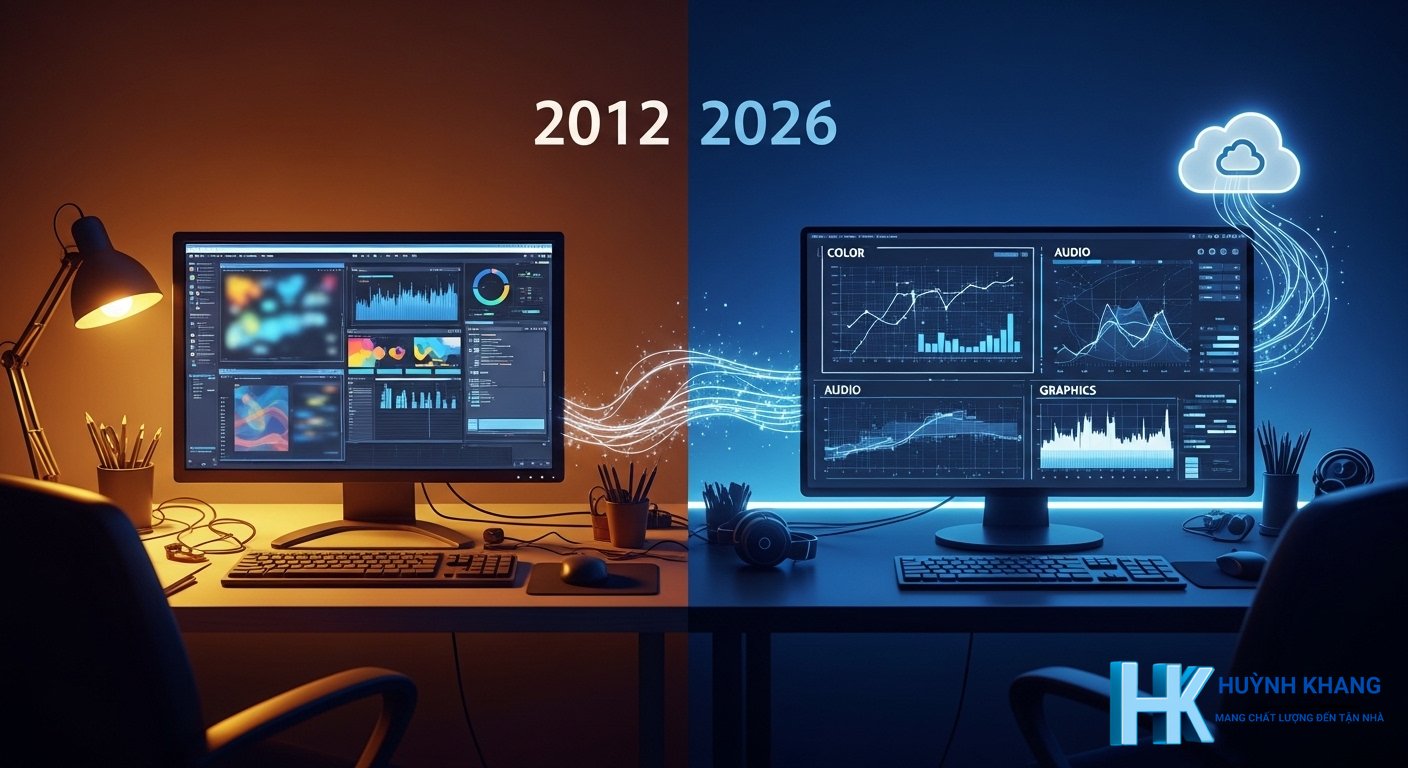 So sánh toàn diện: Premiere CS6 vs Premiere Pro CC (phiên bản 2026)