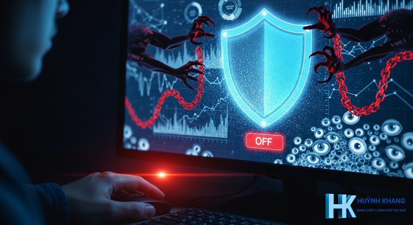 Cách tắt diệt virus win - Toàn tập hướng dẫn tạm thời & vĩnh viễn 2026 9 Hiểu rõ rủi ro trước khi tắt diệt virus
