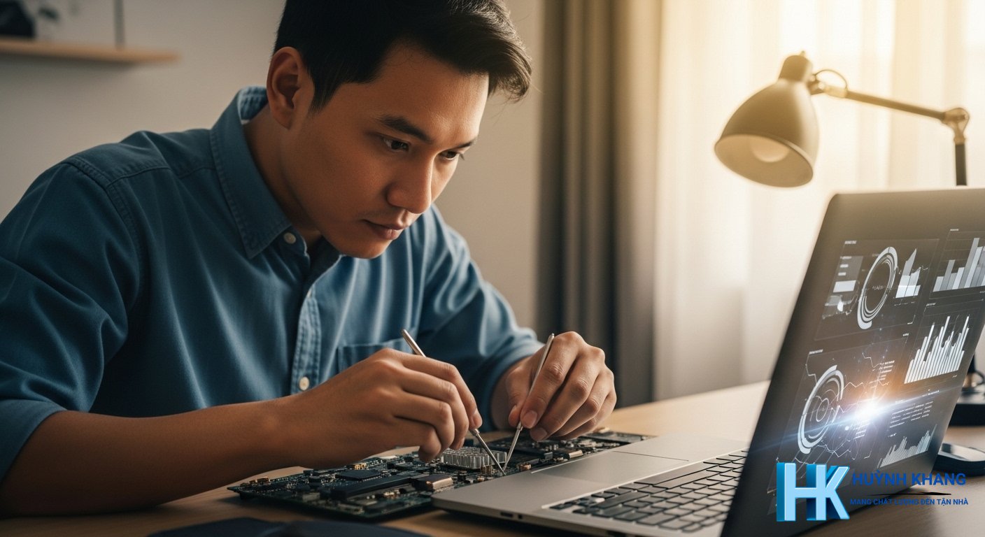 Sửa Laptop Quận 11 Tận Nơi - Nhanh, Báo Giá Trước | Huỳnh Khang 9 Huỳnh Khang hỗ trợ sửa laptop tận nơi tại Quận 11