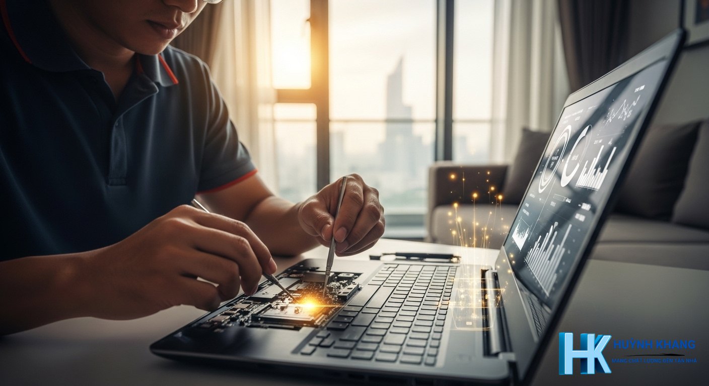 Sửa Laptop Quận 2 Tận Nơi - Có Mặt Nhanh, Báo Giá Trước 9 Huỳnh Khang hỗ trợ sửa laptop tận nơi tại Quận 2