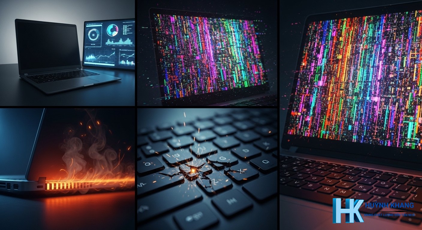 Sửa Laptop Quận 7 Tận Nơi – Nhanh, Báo Giá Trước | Huỳnh Khang 15 Các tình huống / sự cố máy tính thường gặp