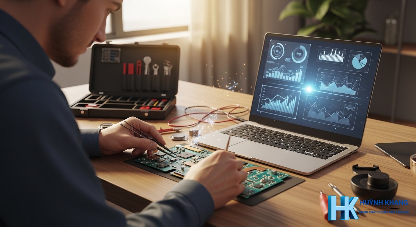 Sửa Laptop Quận 9 Tận Nơi – Nhanh, Báo Giá Trước | Huỳnh Khang 11 Quy trình sửa laptop tận nơi chuyên nghiệp
