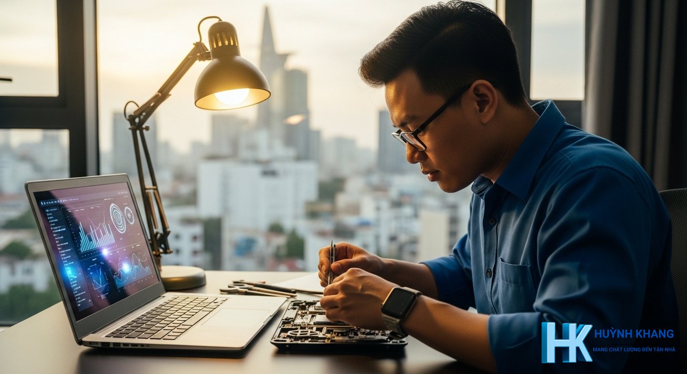 Huỳnh Khang hỗ trợ sửa máy tính tận nơi tại Quận 7