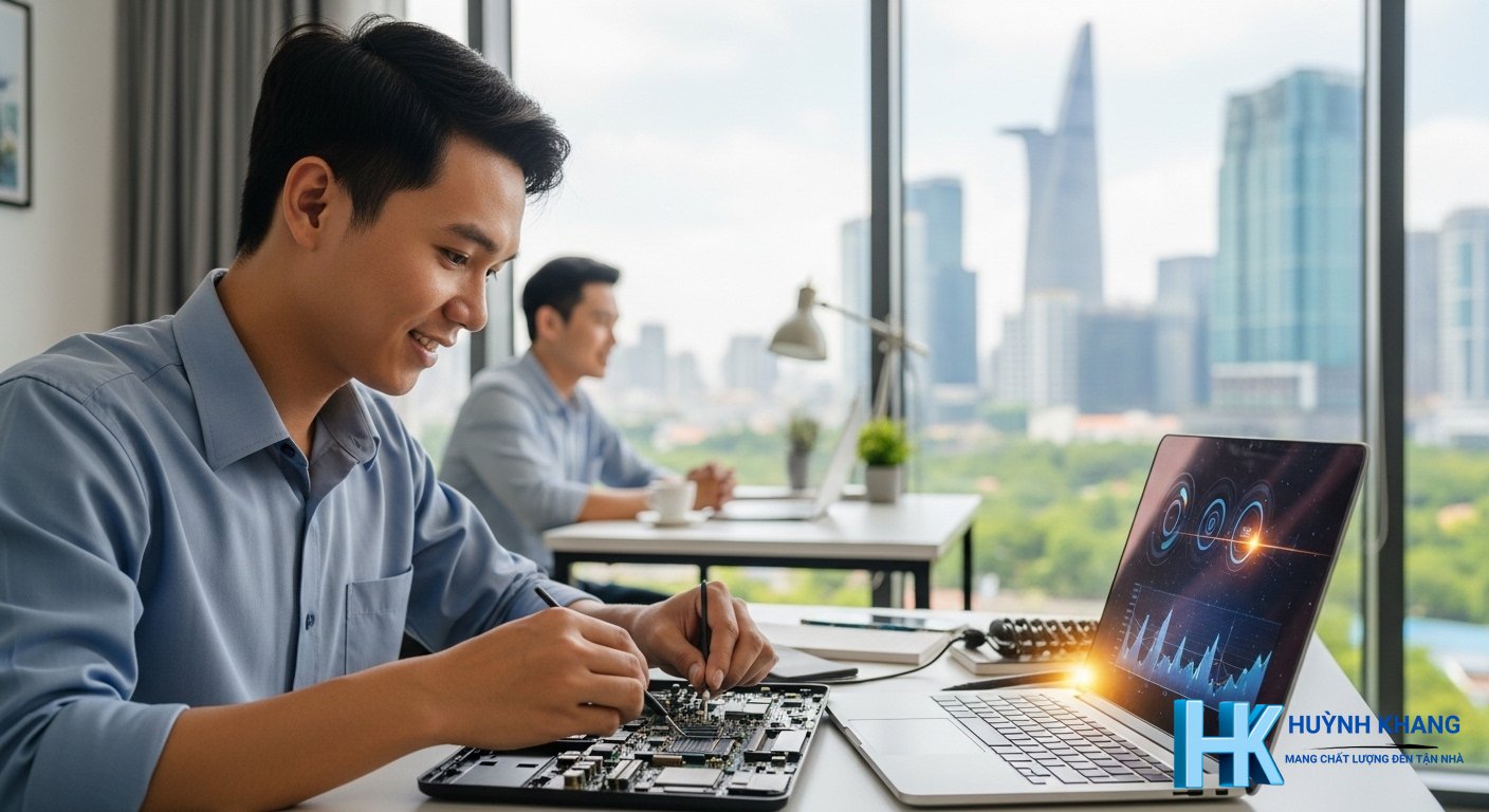 Huỳnh Khang hỗ trợ sửa máy tính tận nơi tại Thủ Đức