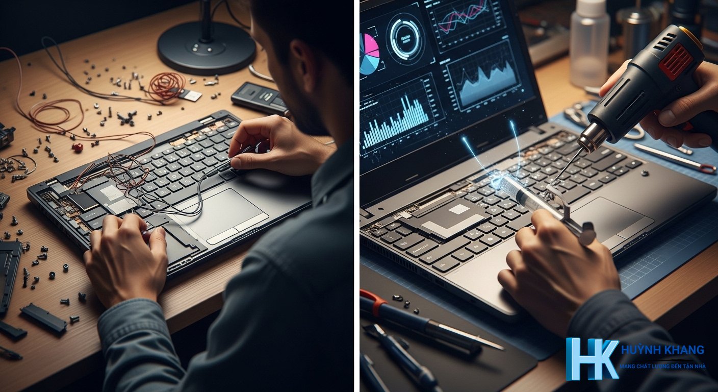 sửa bản lề laptop: Toàn tập Nguyên nhân, Cách xử lý & Chi phí 2026 13 Khi nào nên nhờ đến kỹ thuật viên?
