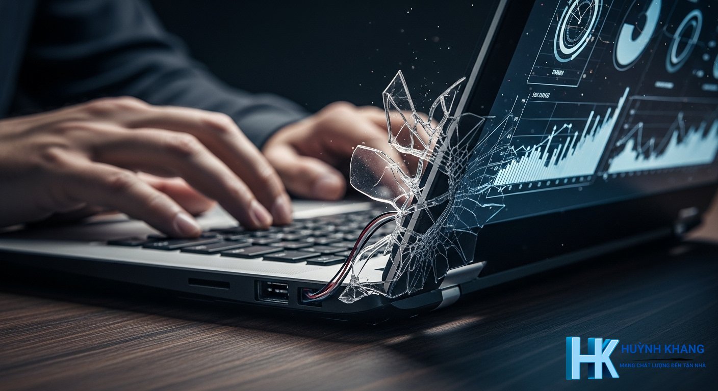 sửa bản lề laptop: Toàn tập Nguyên nhân, Cách xử lý & Chi phí 2026 9 Các dấu hiệu nhận biết và hậu quả nếu không sửa bản lề laptop kịp thời