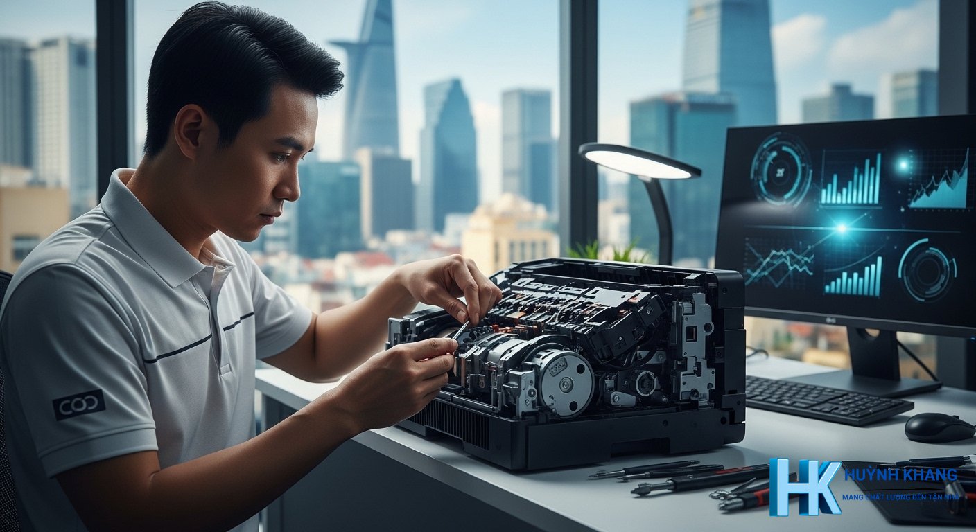 Sửa Máy In Quận 7 Tận Nơi – Nhanh, Báo Giá Trước | Huỳnh Khang 9 Huynh Khang hỗ trợ sửa máy in tận nơi tại Quận 7